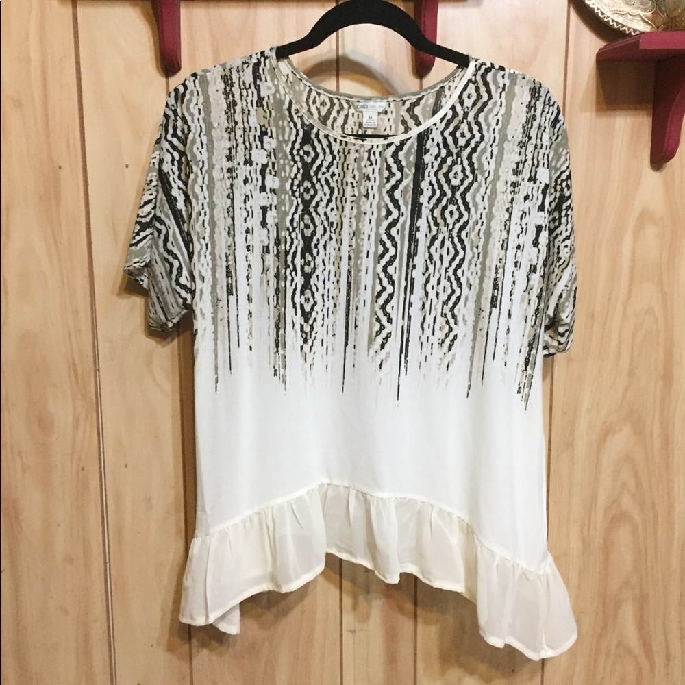 M Asymmetrical Lightweight Blouse